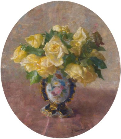 Still Life with Roses by Ivana Kobilca